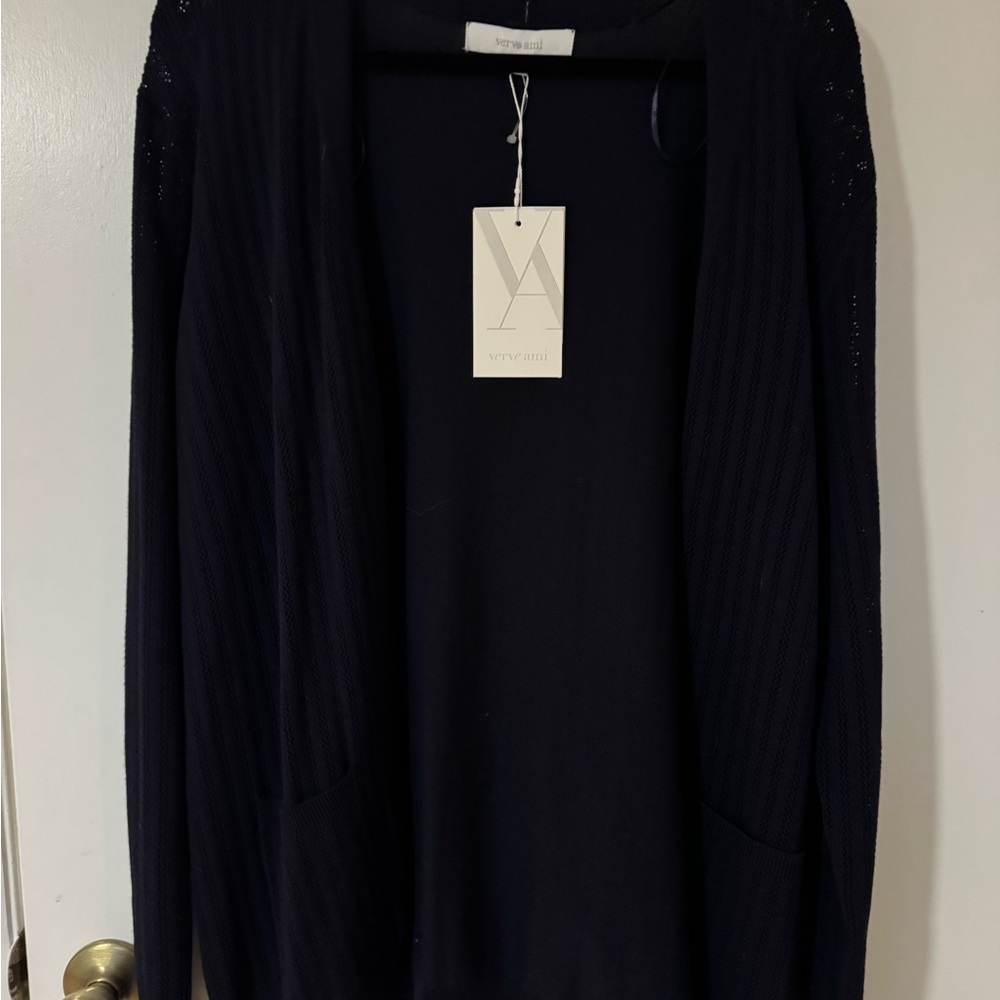 NWT Verve Ami Midnight Cardigan